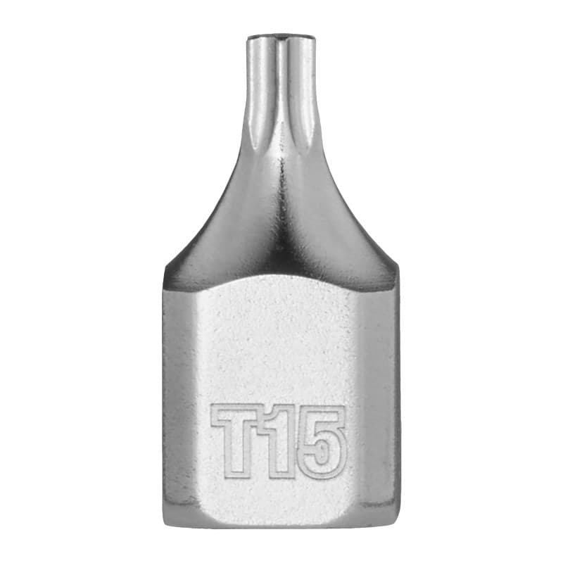 MILWAUKEE ¼″ trumpa TX antgalio galvutė – 1/4'' Drive T15 Torx Stubby Bit Socket 4932500464 MILWAUKEE