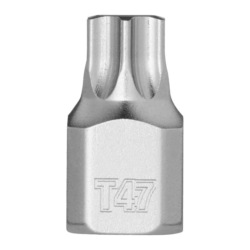 MILWAUKEE ¼″ trumpa TX antgalio galvutė – 1/4'' Drive T47 Torx Stubby Bit Socket 4932500471