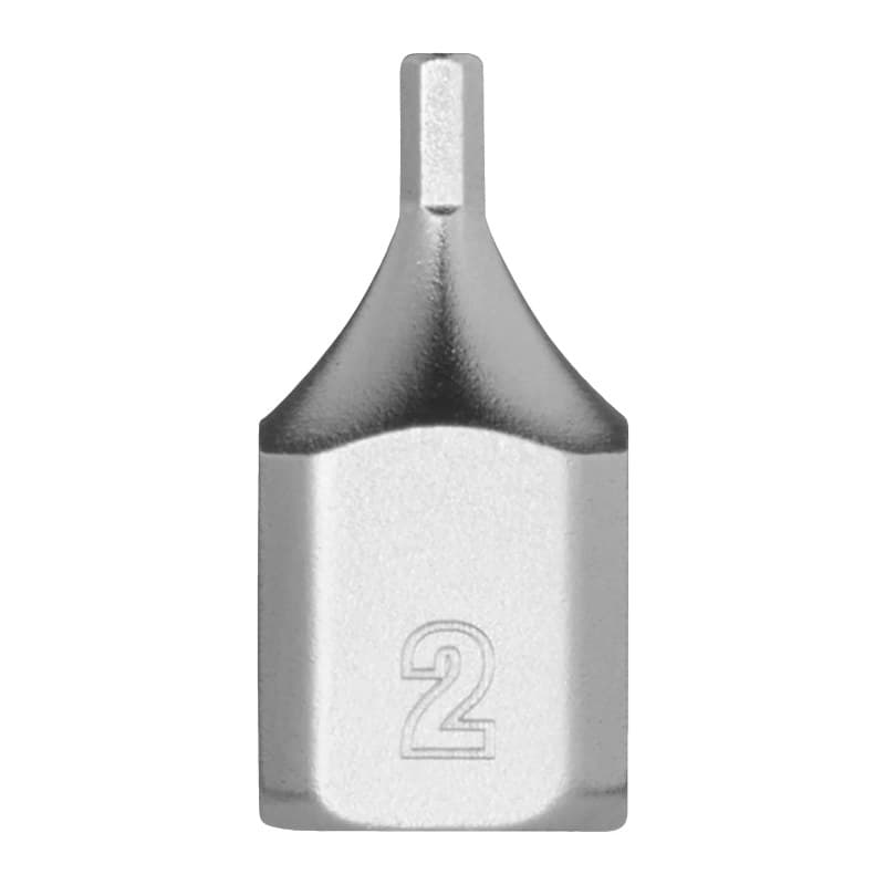 MILWAUKEE ¼″ trumpa metrinė HEX antgalio galvutė – 1/4'' Drive 2mm Hex Stubby Bit Socket 4932500473 MILWAUKEE