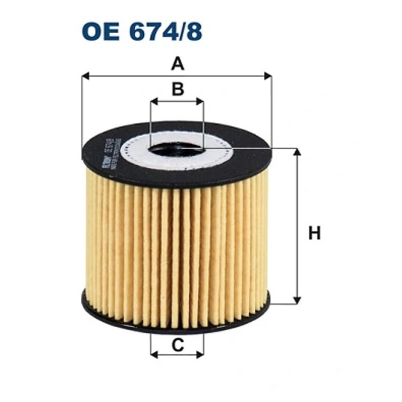 FILTRON alyvos filtras OE 674/8