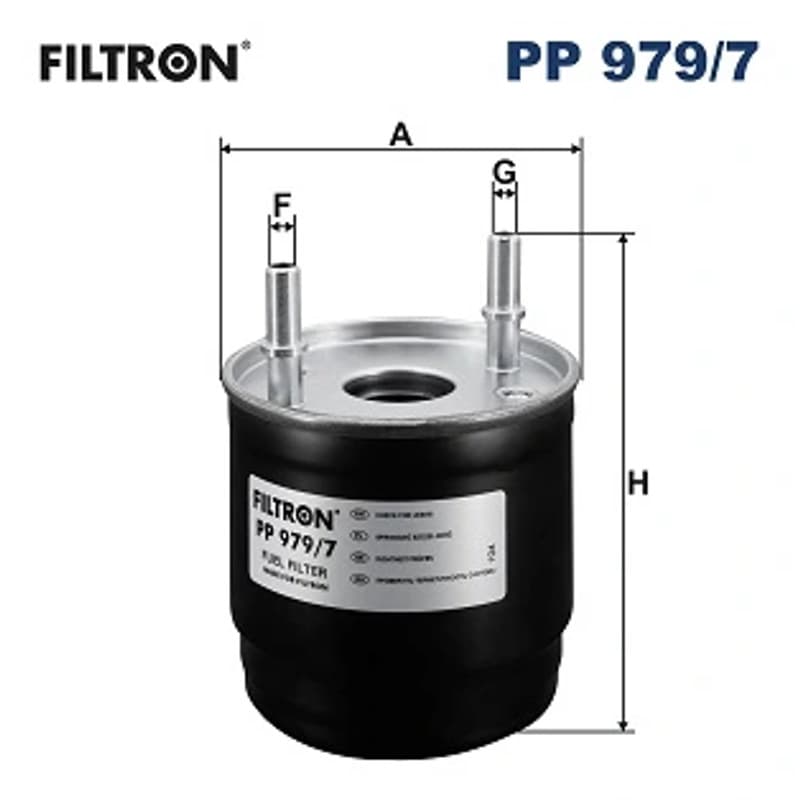FILTRON kuro filtras PP 979/7