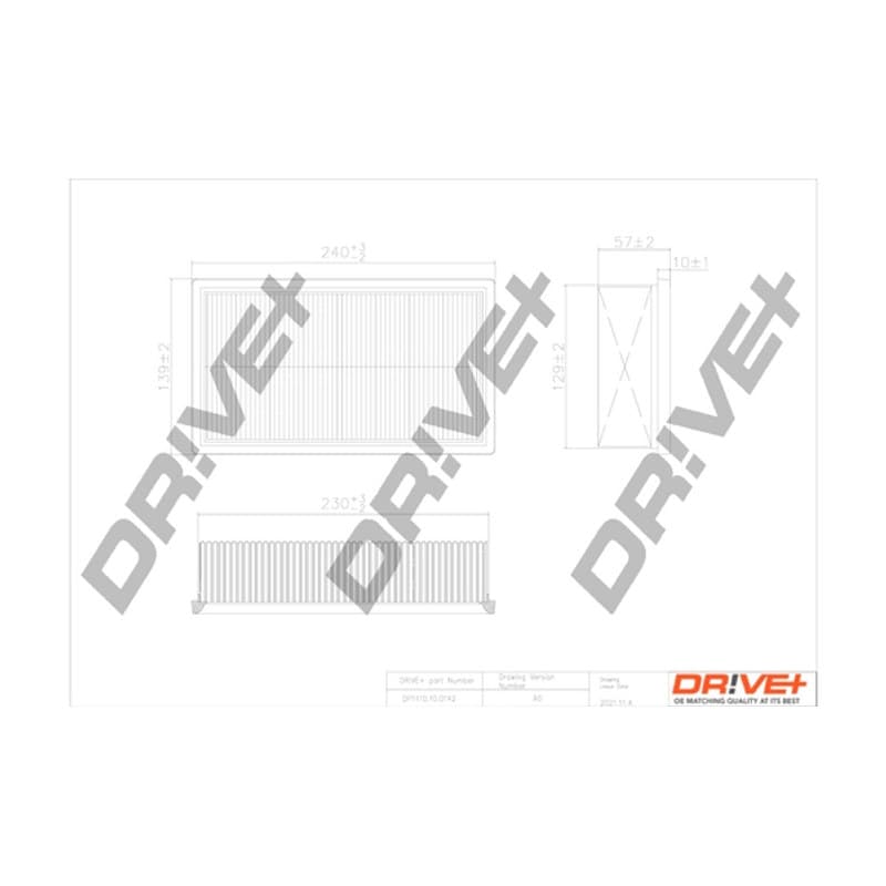 DRVE oro filtras DP1110.10.0142