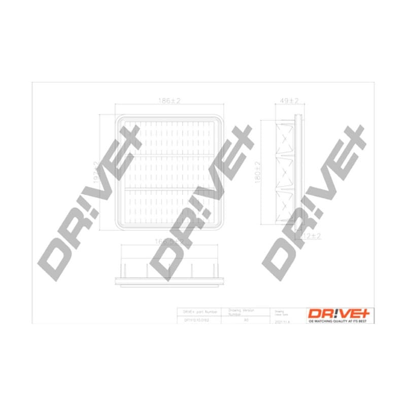 DRVE oro filtras DP1110.10.0162