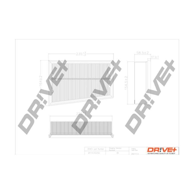 DRVE oro filtras DP1110.10.0163