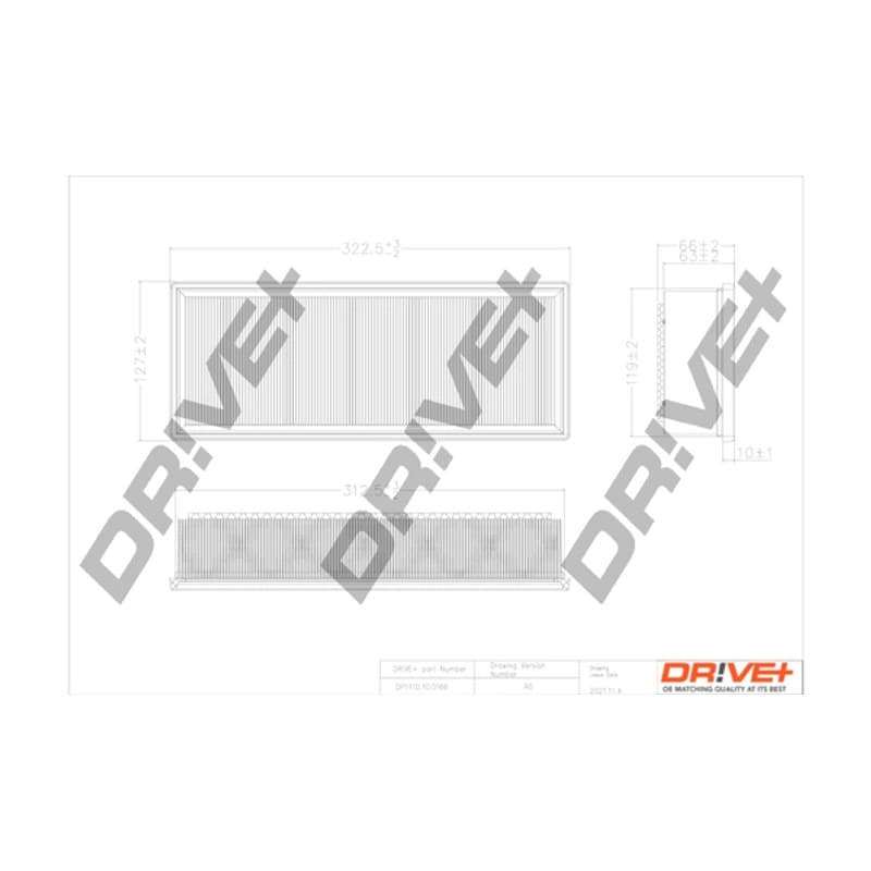 DRVE oro filtras DP1110.10.0166