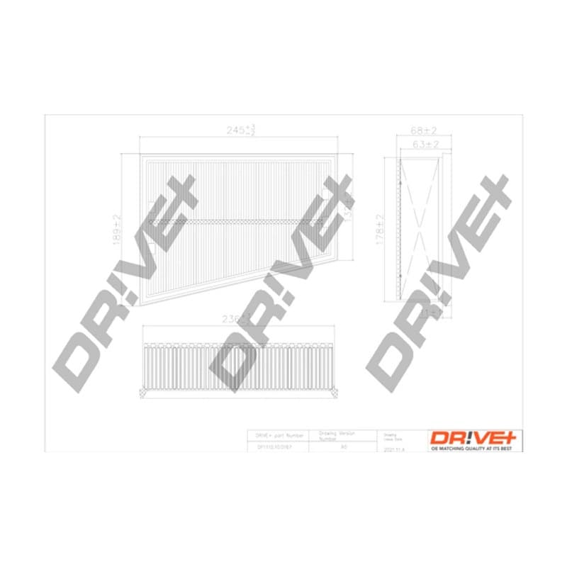 DRVE oro filtras DP1110.10.0167