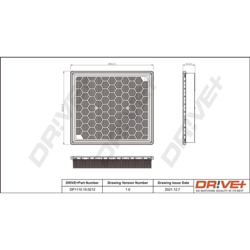 DRVE oro filtras DP1110.10.0212