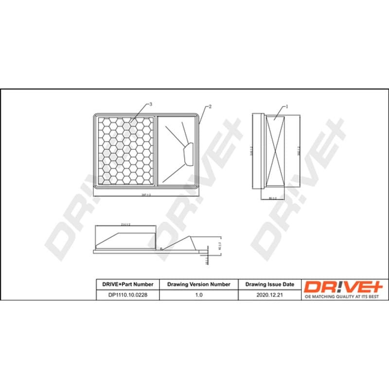 DRVE oro filtras DP1110.10.0228