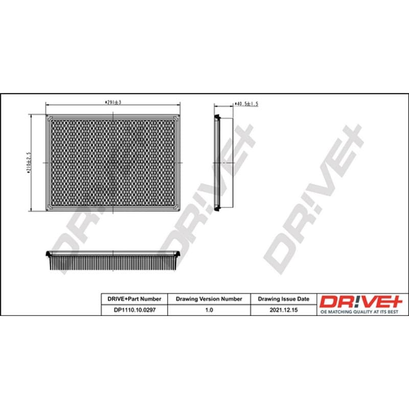 DRVE oro filtras DP1110.10.0297