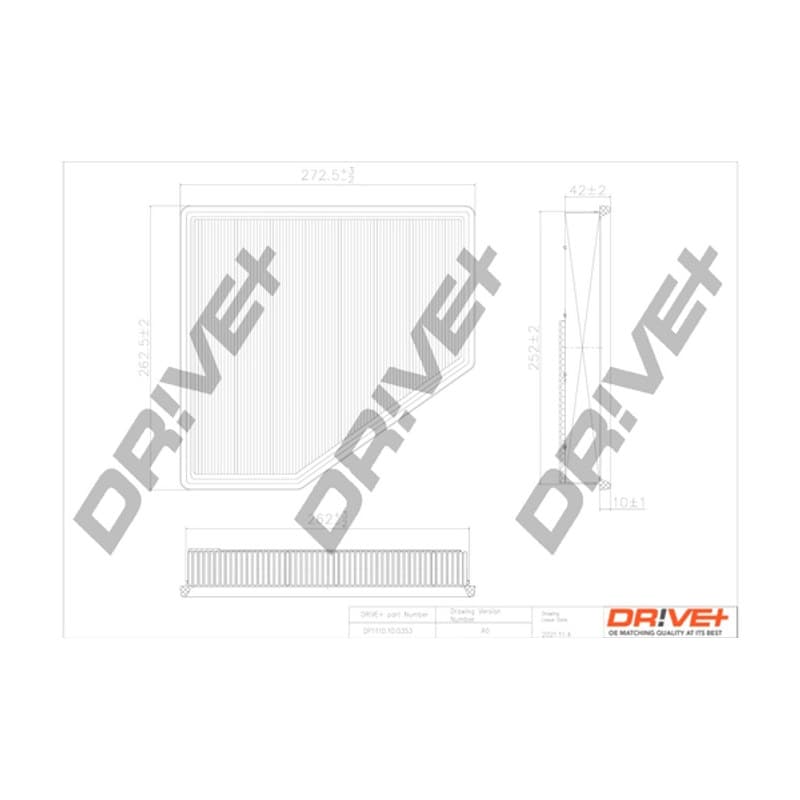 DRVE oro filtras DP1110.10.0353
