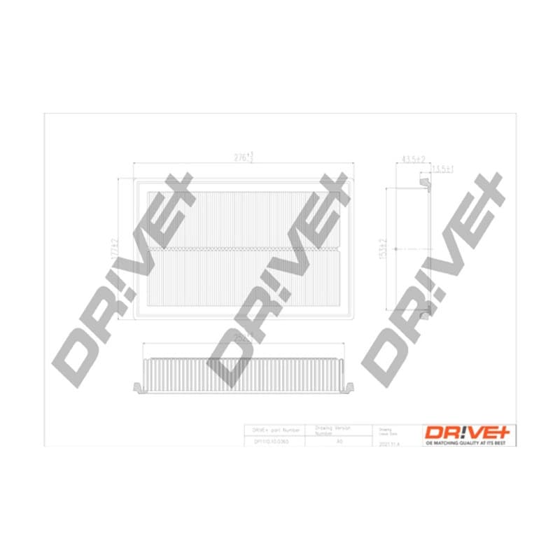 DRVE oro filtras DP1110.10.0365