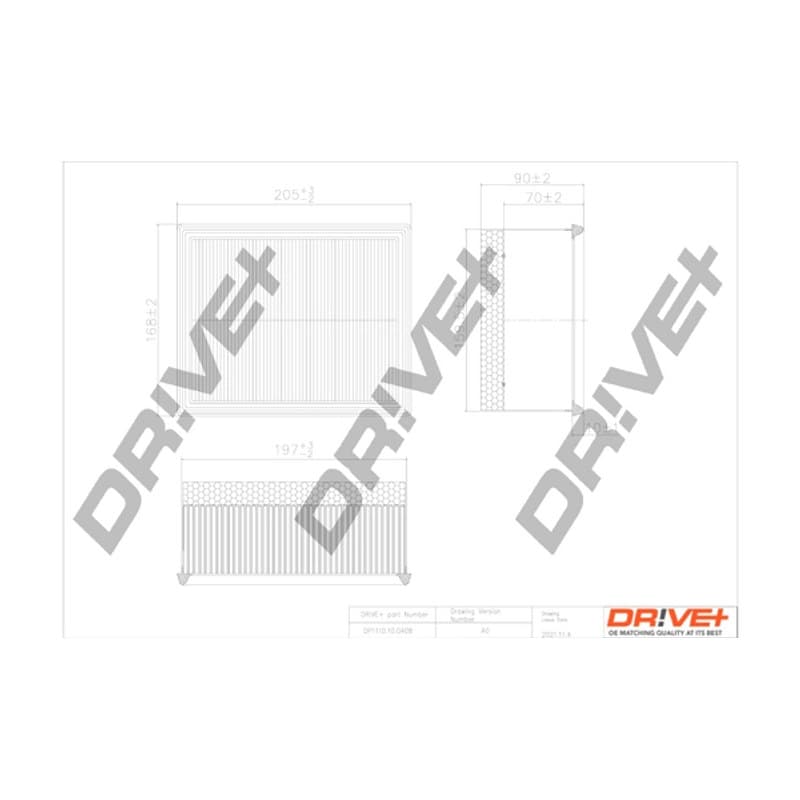 DRVE oro filtras DP1110.10.0408