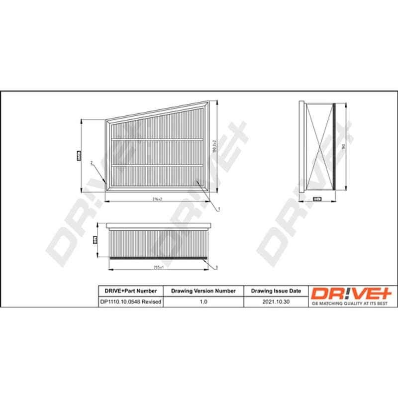 DRVE oro filtras DP1110.10.0548