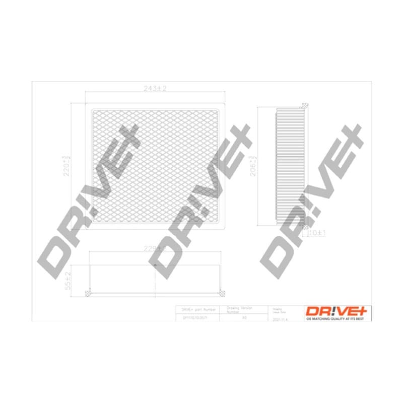 DRVE oro filtras DP1110.10.0571