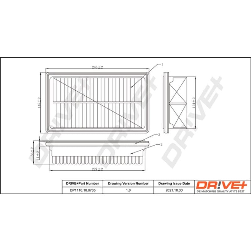 DRVE oro filtras DP1110.10.0705
