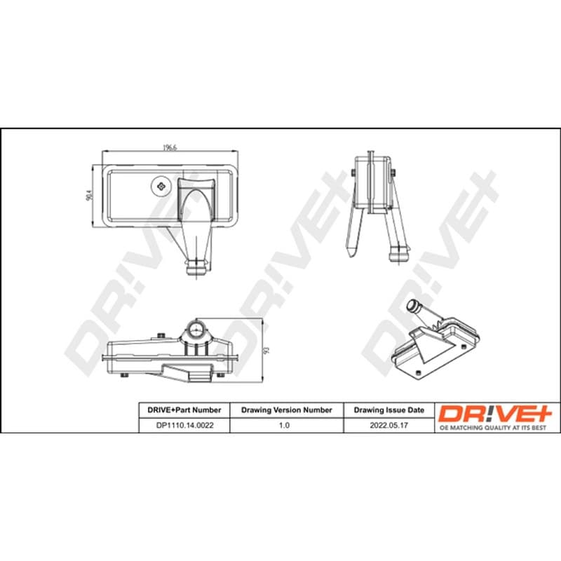 DRVE hidraulinis filtras, automatinė transmisija DP1110.14.0022