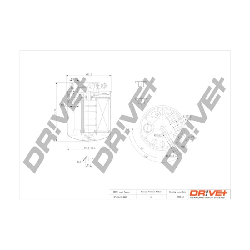 DRVE kuro filtras DP1110.13.0088