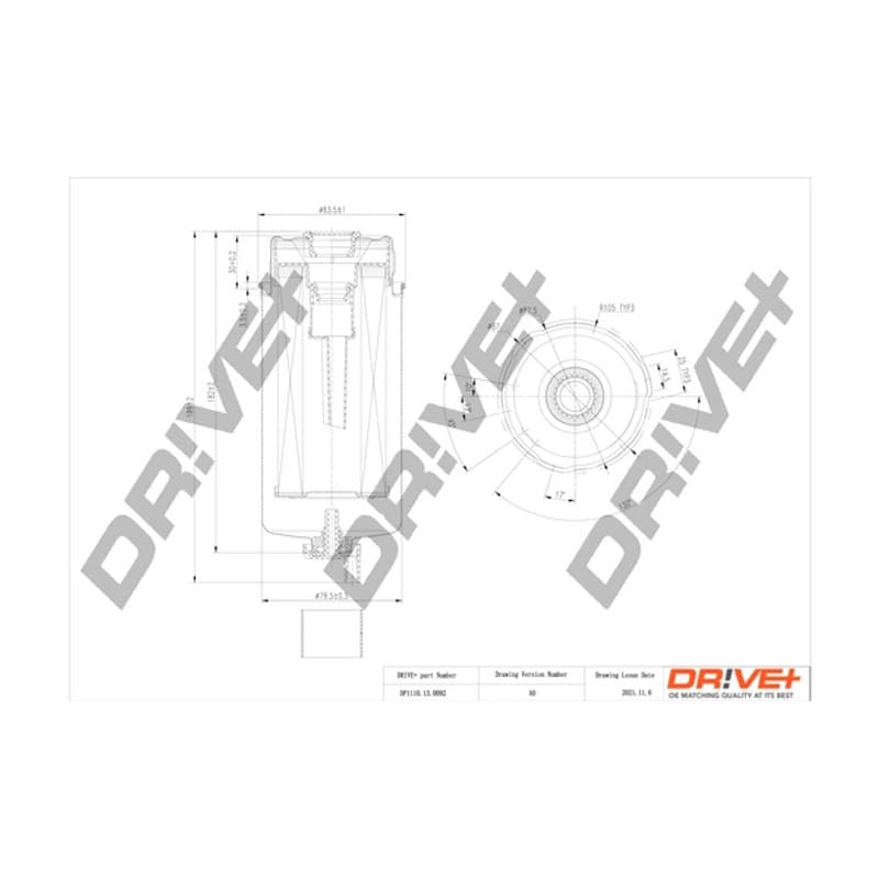 DRVE kuro filtras DP1110.13.0092
