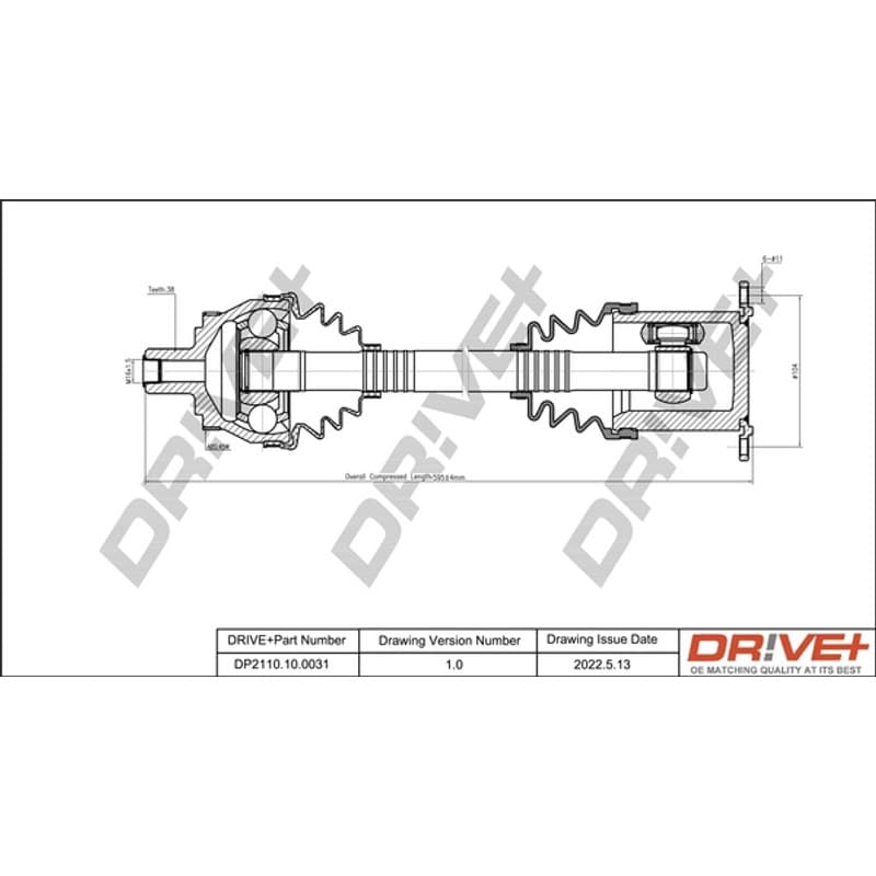 DRVE pusašis DP2110.10.0031
