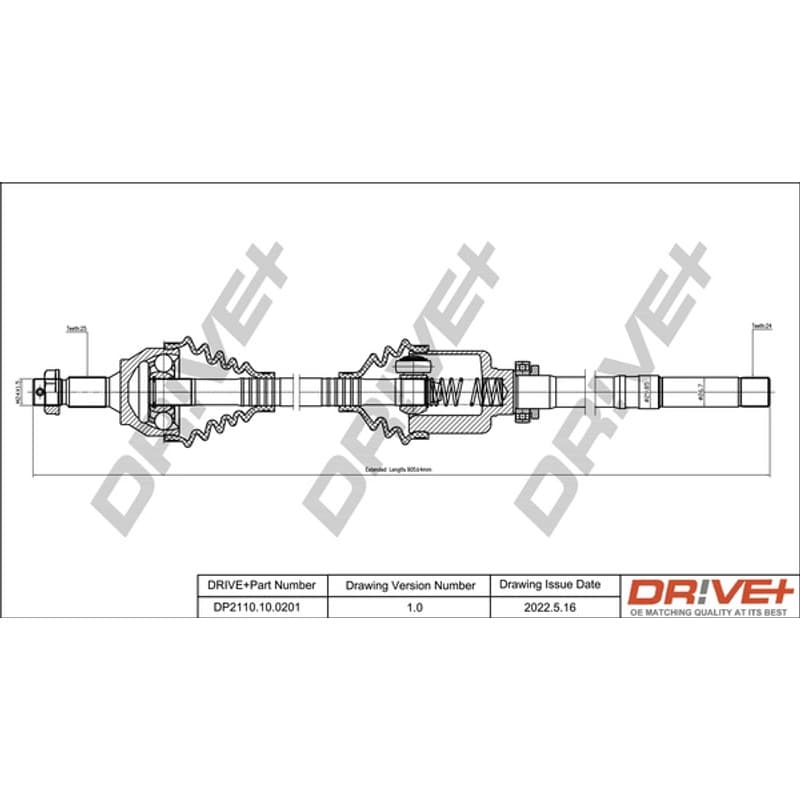 DRVE pusašis DP2110.10.0201