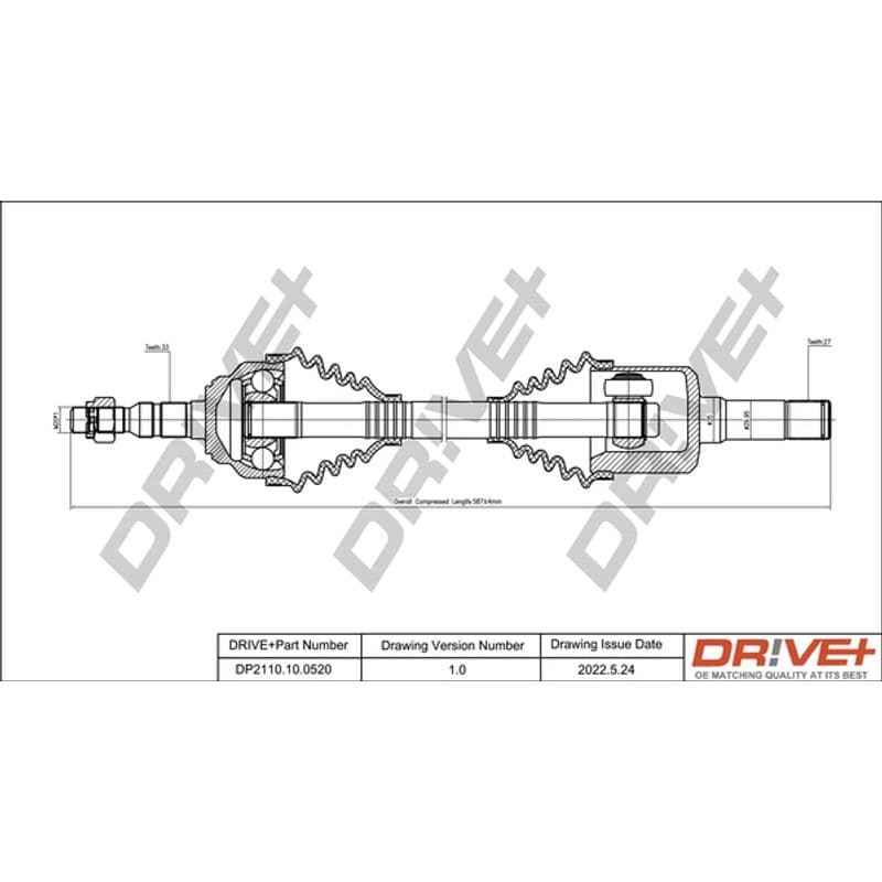 DRVE pusašis DP2110.10.0520