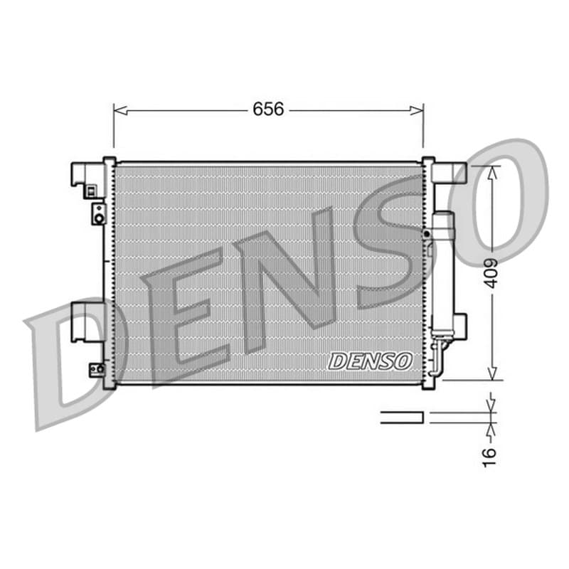 DENSO kondensatorius, oro kondicionierius DCN21001 DENSO