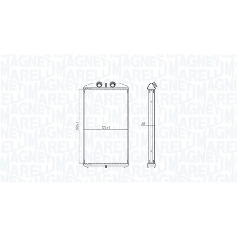 MAGNETIMARELLI šilumokaitis, salono šildymas 350218522000