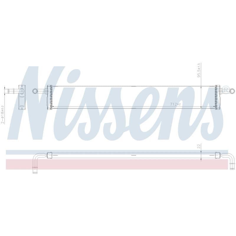 Aušinimo radiatorius NISSENS 607142 NISS