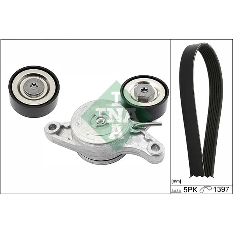 SCHAEFFLERINA V formos rumbuotas diržas, komplektas 529 0180 10