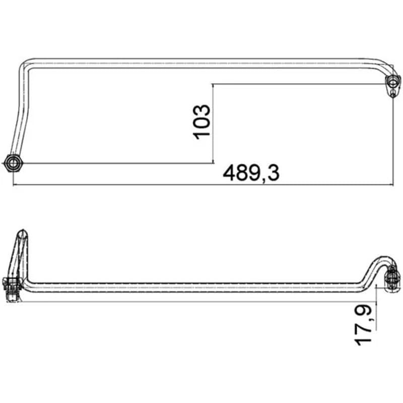 MAHLE AHX 5 000P alyvos žarna AHX5000P