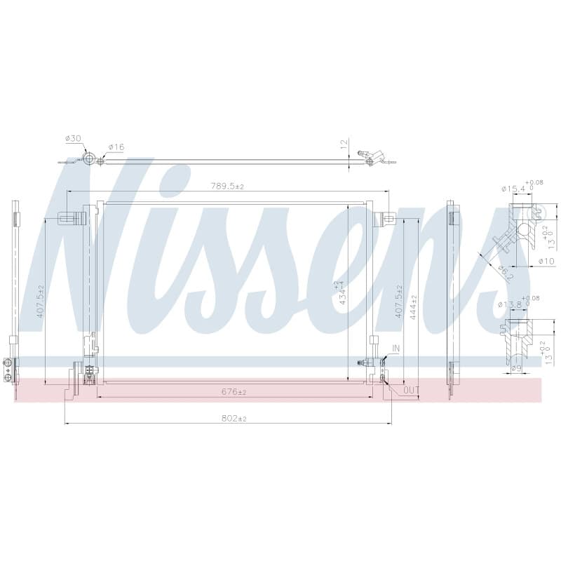NISSENS kondensatorius, oro kondicionierius 941209 NISS
