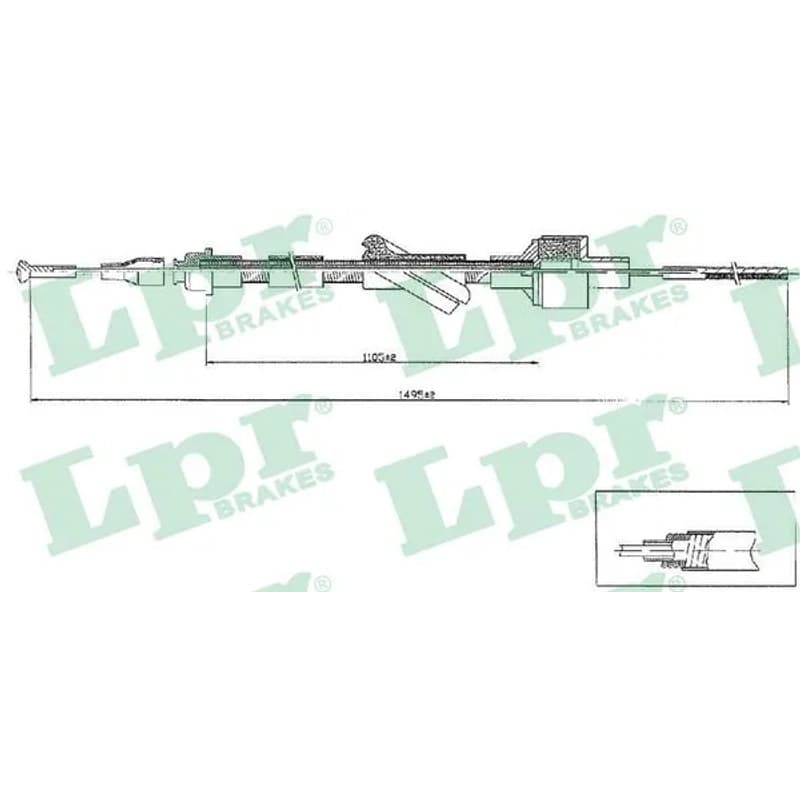LPR sankabos trosas C0103C LPR