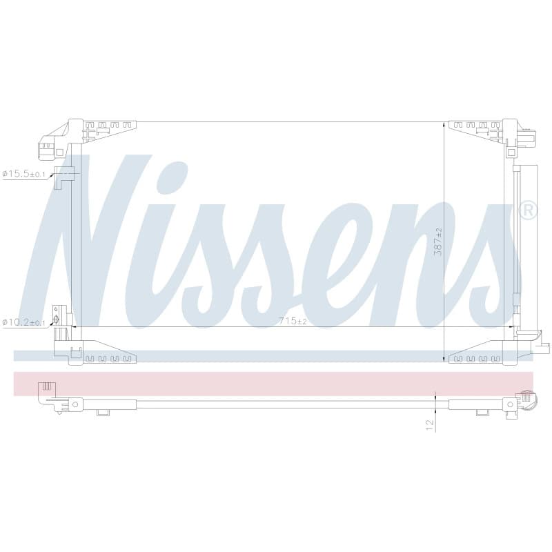 NISSENS kondensatorius, oro kondicionierius 941228 NISS