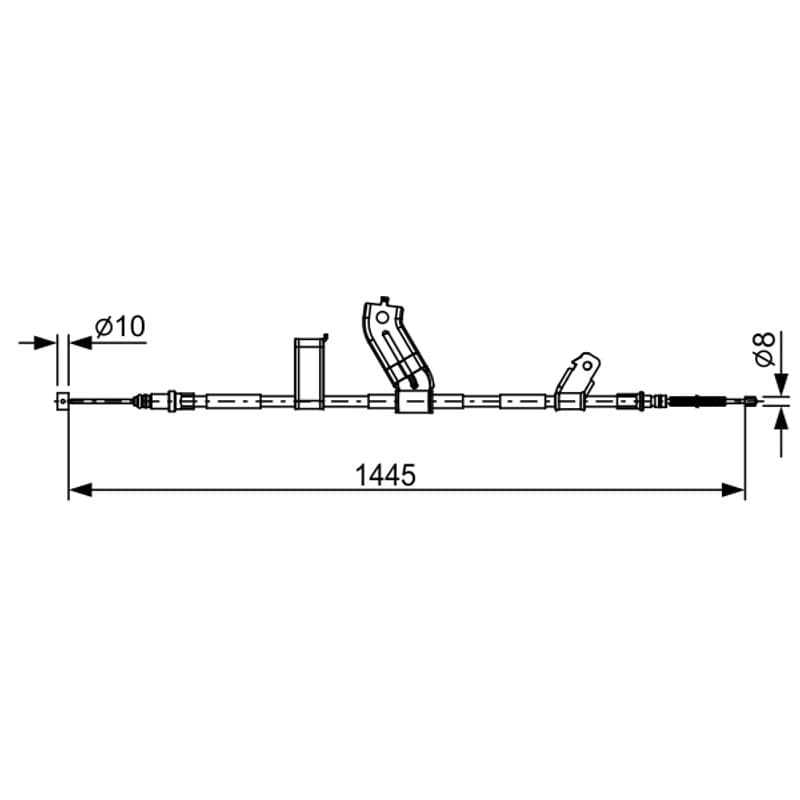 BOSCH 1 987 482 523 trosas, stovėjimo stabdys