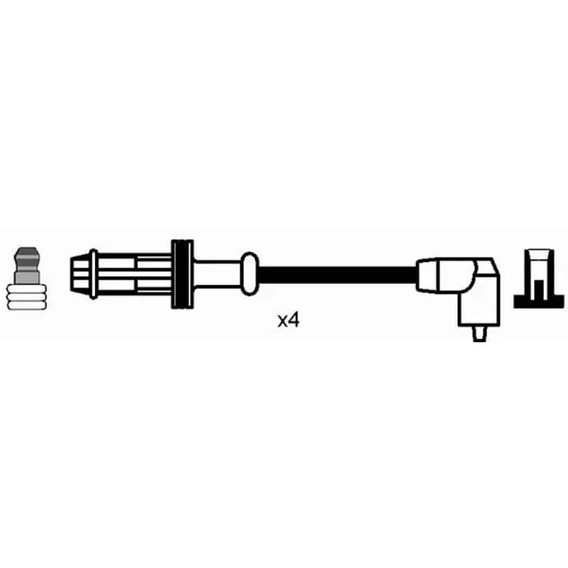 NGK 7285 uždegimo laido komplektas 7285 RC-CT615