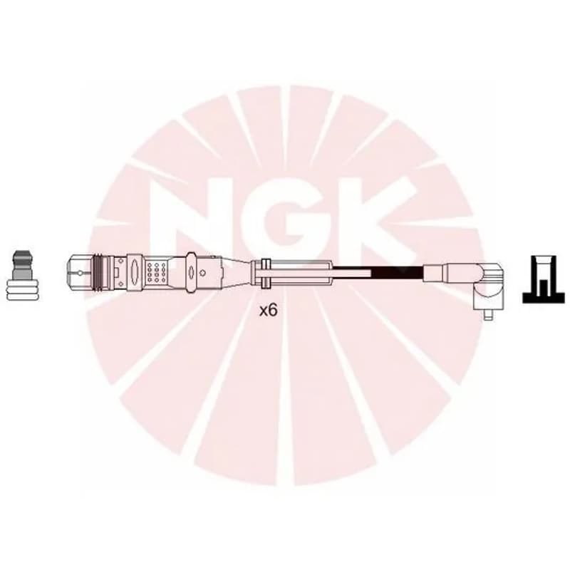 NGK 7358 uždegimo laido komplektas 7358 RC-VW244