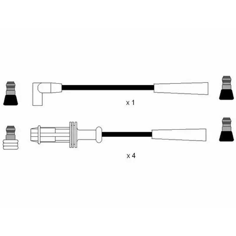NGK 7371 uždegimo laido komplektas 7371 RC-CT601