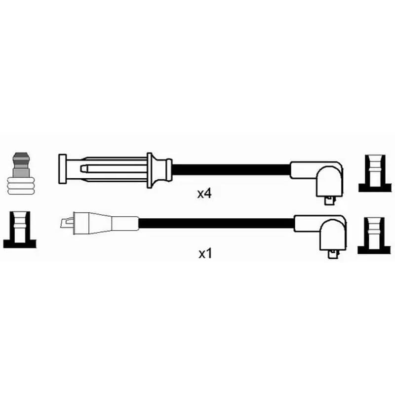 NGK 8268 uždegimo laido komplektas 8268 RC-RV303