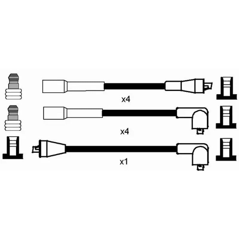 NGK 8279 uždegimo laido komplektas 8279 RC-RV309