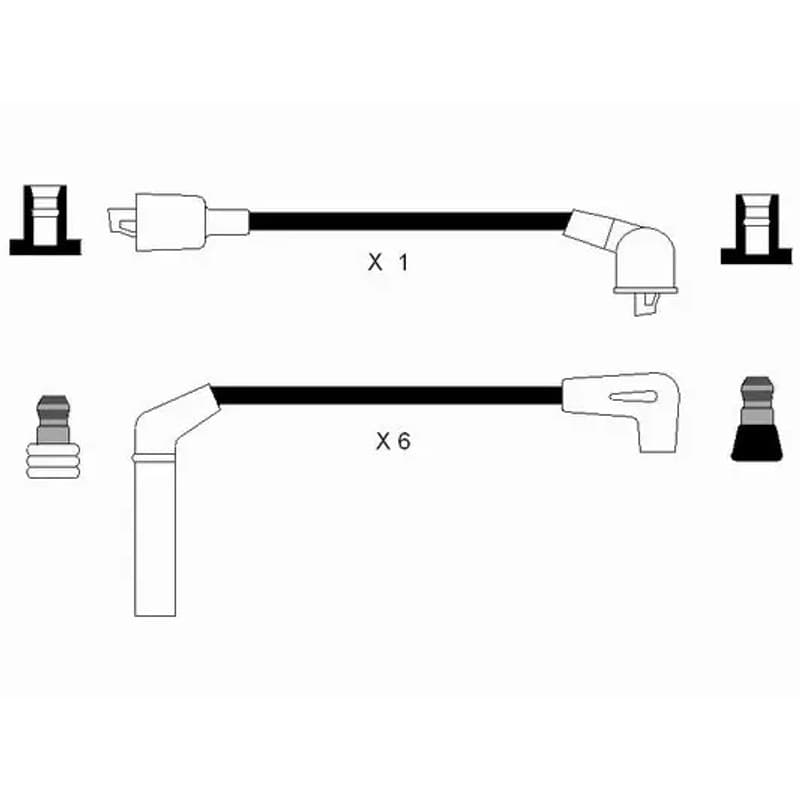 NGK 8287 uždegimo laido komplektas 8287 RC-CR305