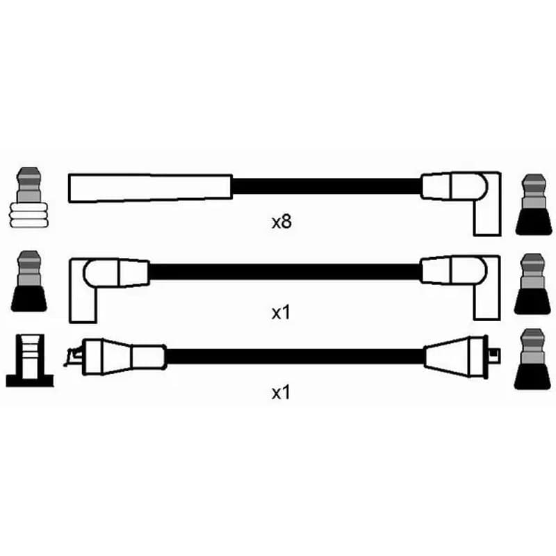 NGK 8288 uždegimo laido komplektas 8288 RC-CR306