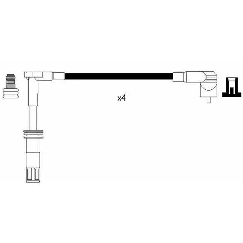 NGK 8597 uždegimo laido komplektas 8597 RC-AR903