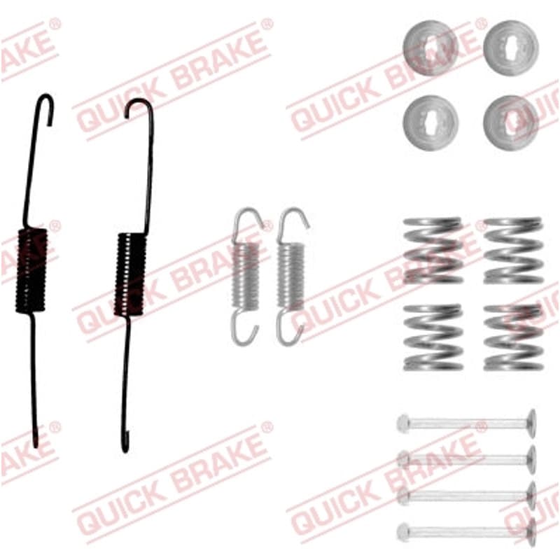 QUICKBRAKE priedų komplektas, stabdžių trinkelės 105-0879 QB