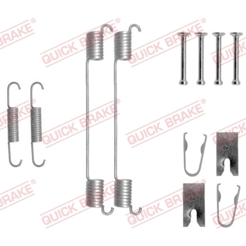 QUICKBRAKE priedų komplektas, stabdžių trinkelės 105-0883 QB