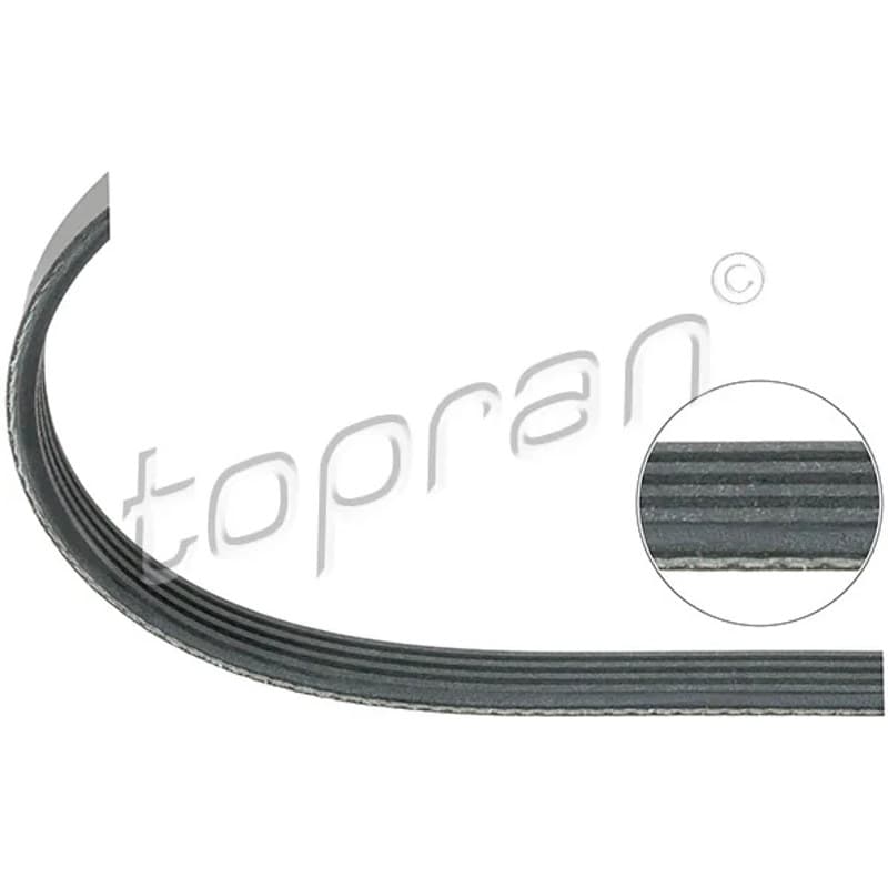 TOPRAN 500 683 V formos rumbuoti diržai 500-683-755