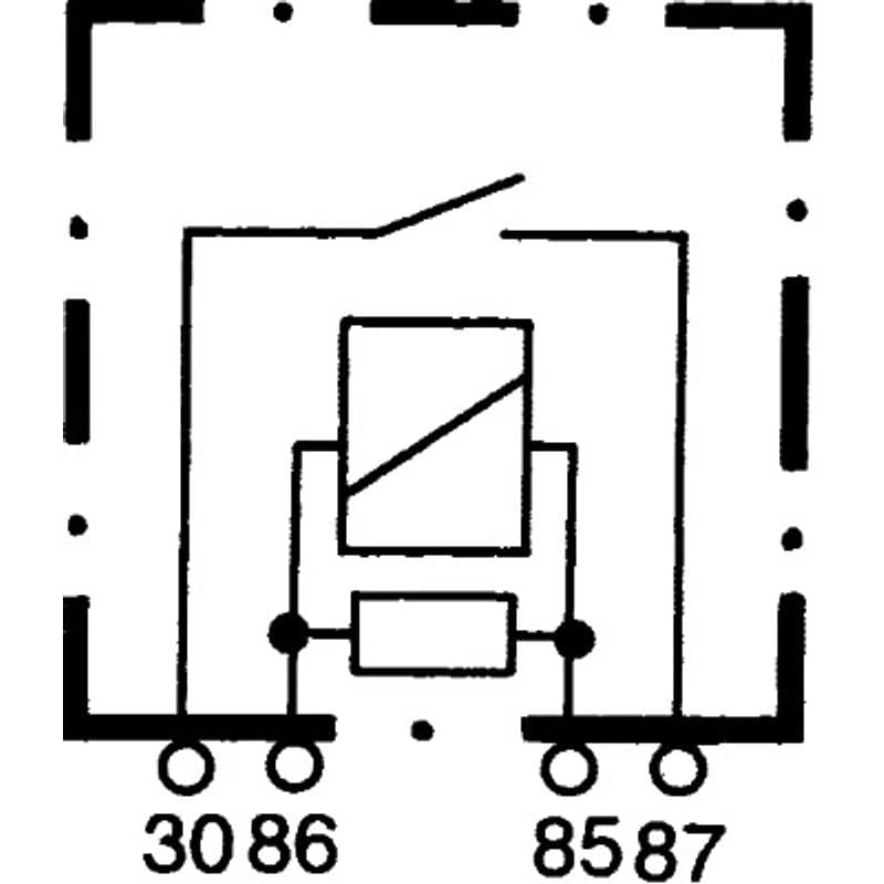 HELLA 4RA 007 793-041 relė, pagrindinė srovė