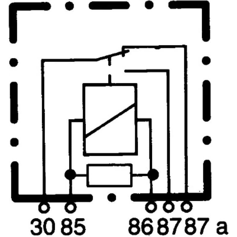 HELLA 4RD 007 903-001 relė, pagrindinė srovė