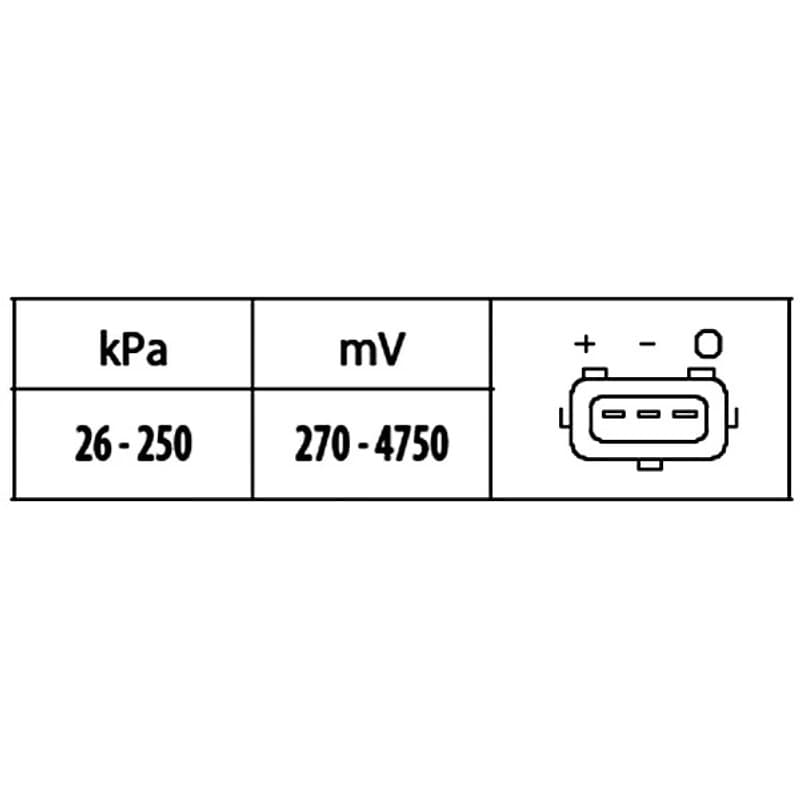 HELLA 6PP 009 400-561 jutiklis, įsiurbimo kolektoriaus slėgis