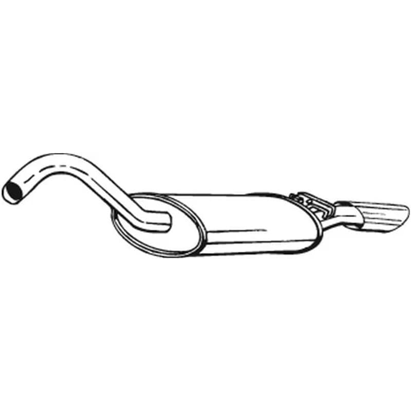 BOSAL galinis duslintuvas 105-119