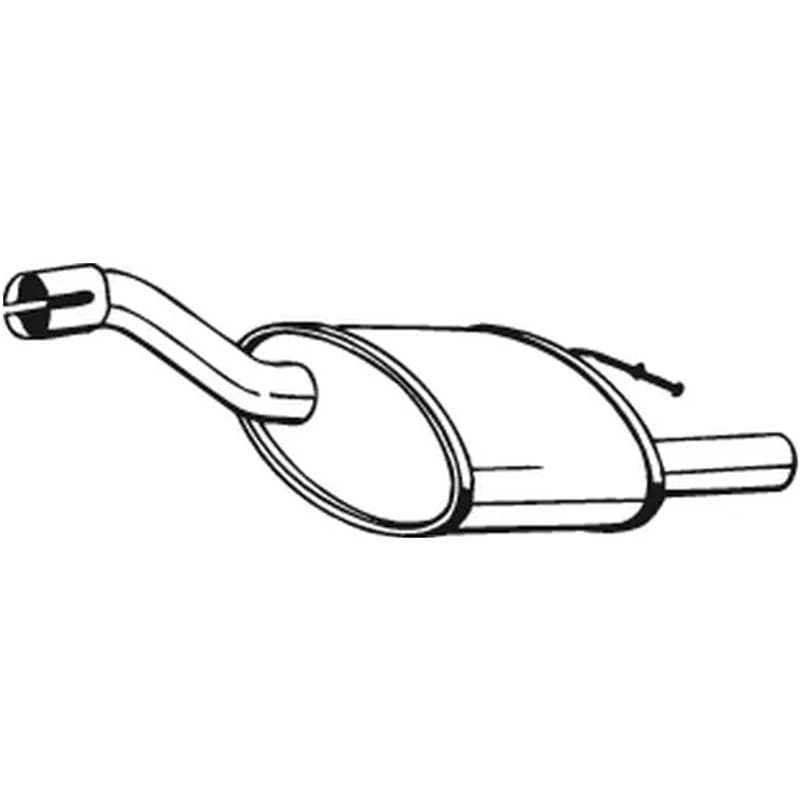BOSAL galinis duslintuvas 154-357